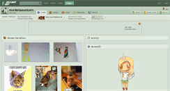 Desktop Screenshot of murderousunicorn.deviantart.com
