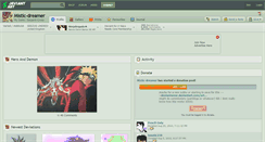 Desktop Screenshot of mistic-dreamer.deviantart.com