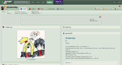 Desktop Screenshot of missmonday.deviantart.com