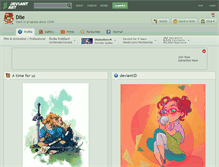 Tablet Screenshot of dlie.deviantart.com