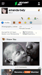 Mobile Screenshot of amanda-baly.deviantart.com