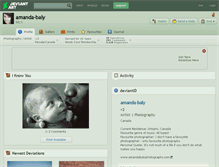 Tablet Screenshot of amanda-baly.deviantart.com