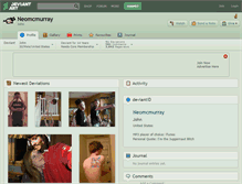 Tablet Screenshot of neomcmurray.deviantart.com
