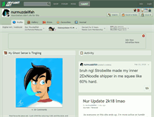 Tablet Screenshot of nurmuzdalifah.deviantart.com