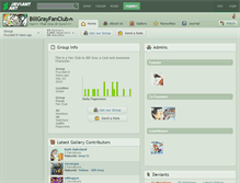 Tablet Screenshot of billgrayfanclub.deviantart.com