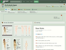Tablet Screenshot of kiwii-pixels-bases.deviantart.com