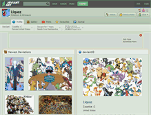 Tablet Screenshot of liquaz.deviantart.com