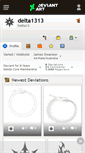 Mobile Screenshot of delta1313.deviantart.com