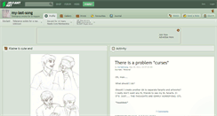 Desktop Screenshot of my-last-song.deviantart.com