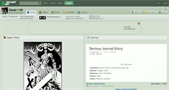 Desktop Screenshot of blade1158.deviantart.com