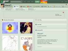 Tablet Screenshot of hinaruft.deviantart.com