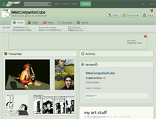 Tablet Screenshot of imisscompanioncube.deviantart.com