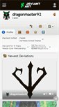 Mobile Screenshot of dragonmaster92.deviantart.com