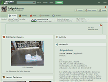 Tablet Screenshot of judgeautumn.deviantart.com