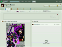 Tablet Screenshot of emperorbassexe.deviantart.com