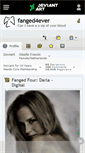 Mobile Screenshot of fanged4ever.deviantart.com