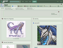 Tablet Screenshot of byzil.deviantart.com