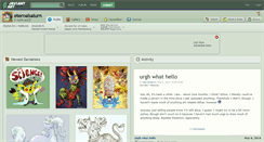 Desktop Screenshot of eternalsaturn.deviantart.com