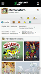 Mobile Screenshot of eternalsaturn.deviantart.com