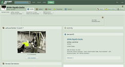 Desktop Screenshot of drink-liquid-clocks.deviantart.com