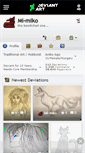 Mobile Screenshot of mi-miko.deviantart.com