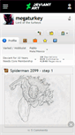 Mobile Screenshot of megaturkey.deviantart.com