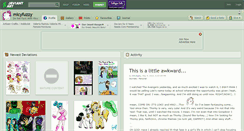 Desktop Screenshot of micyfuzzy.deviantart.com