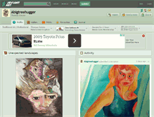 Tablet Screenshot of abigtreehugger.deviantart.com