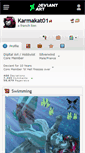 Mobile Screenshot of karmakat01.deviantart.com