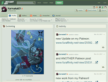 Tablet Screenshot of karmakat01.deviantart.com