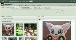 Desktop Screenshot of darkmatter20.deviantart.com
