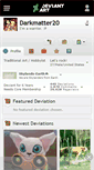 Mobile Screenshot of darkmatter20.deviantart.com
