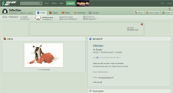 Desktop Screenshot of lnfection.deviantart.com