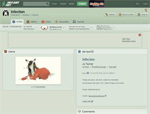 Tablet Screenshot of lnfection.deviantart.com