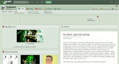 Desktop Screenshot of dudedood.deviantart.com