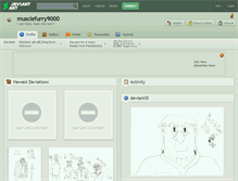 Tablet Screenshot of musclefurry9000.deviantart.com
