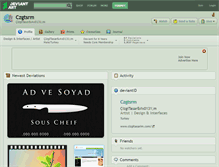 Tablet Screenshot of czgtsrm.deviantart.com