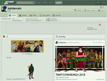 Tablet Screenshot of joshdancato.deviantart.com