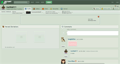 Desktop Screenshot of numbah11.deviantart.com