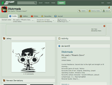 Tablet Screenshot of dizarmada.deviantart.com