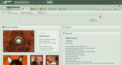 Desktop Screenshot of nightscrawler.deviantart.com