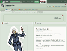 Tablet Screenshot of ceresute-chan.deviantart.com