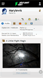 Mobile Screenshot of marylewis.deviantart.com