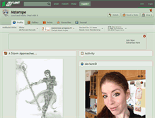 Tablet Screenshot of msterope.deviantart.com