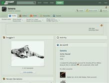 Tablet Screenshot of ismera.deviantart.com