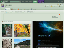 Tablet Screenshot of mist-weave.deviantart.com