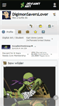 Mobile Screenshot of digimonsaverslover.deviantart.com