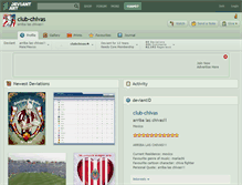 Tablet Screenshot of club-chivas.deviantart.com