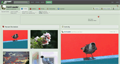 Desktop Screenshot of ironcrusader.deviantart.com