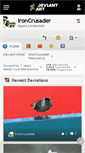 Mobile Screenshot of ironcrusader.deviantart.com